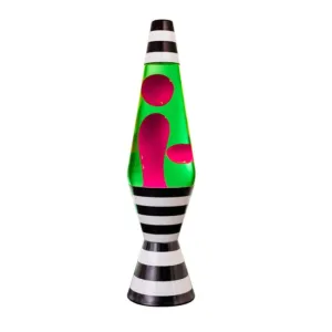 Diamond Motion Lamp B & W Stripes