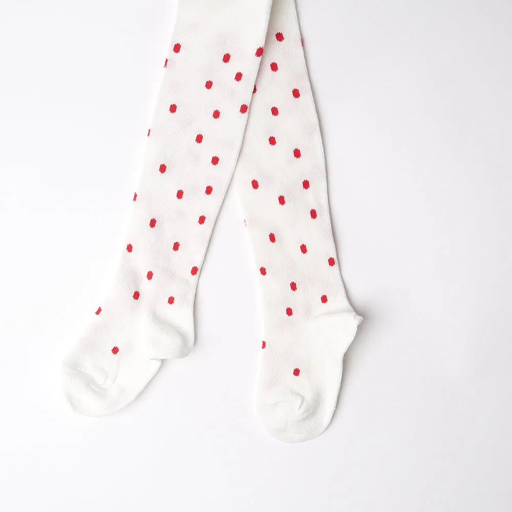 Dotty Tights - Red Spot