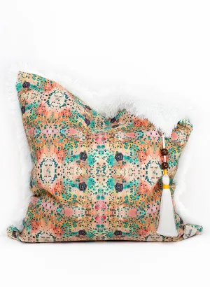 'Dreamscape' large shag art pillow