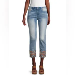 DRIFTWOOD Classic Fit Light Wash Colette Cropped Jeans