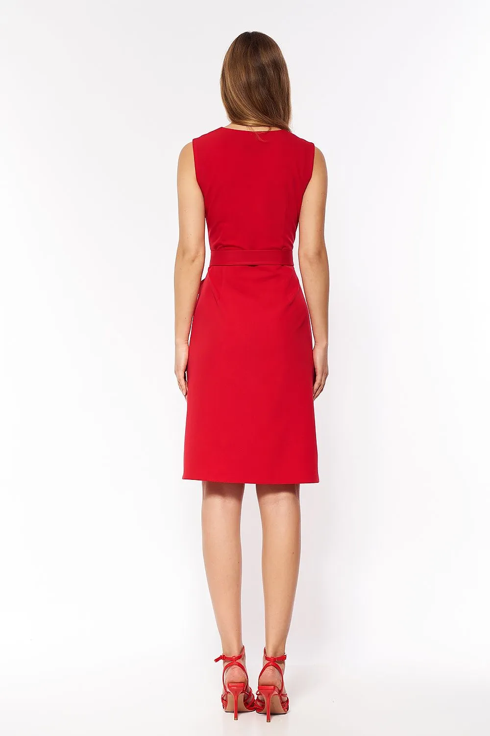 Elegant Stretch Dress with Timeless Fit