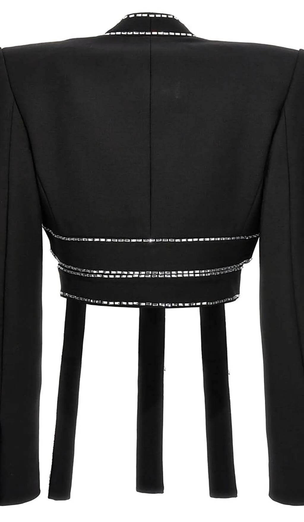 EMBELLISHED ROPE TWO PIECES IN BLACK