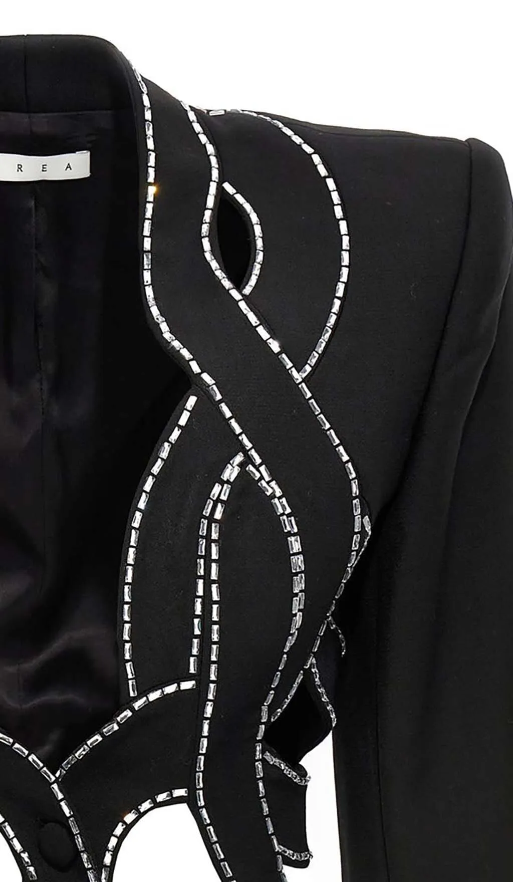 EMBELLISHED ROPE TWO PIECES IN BLACK