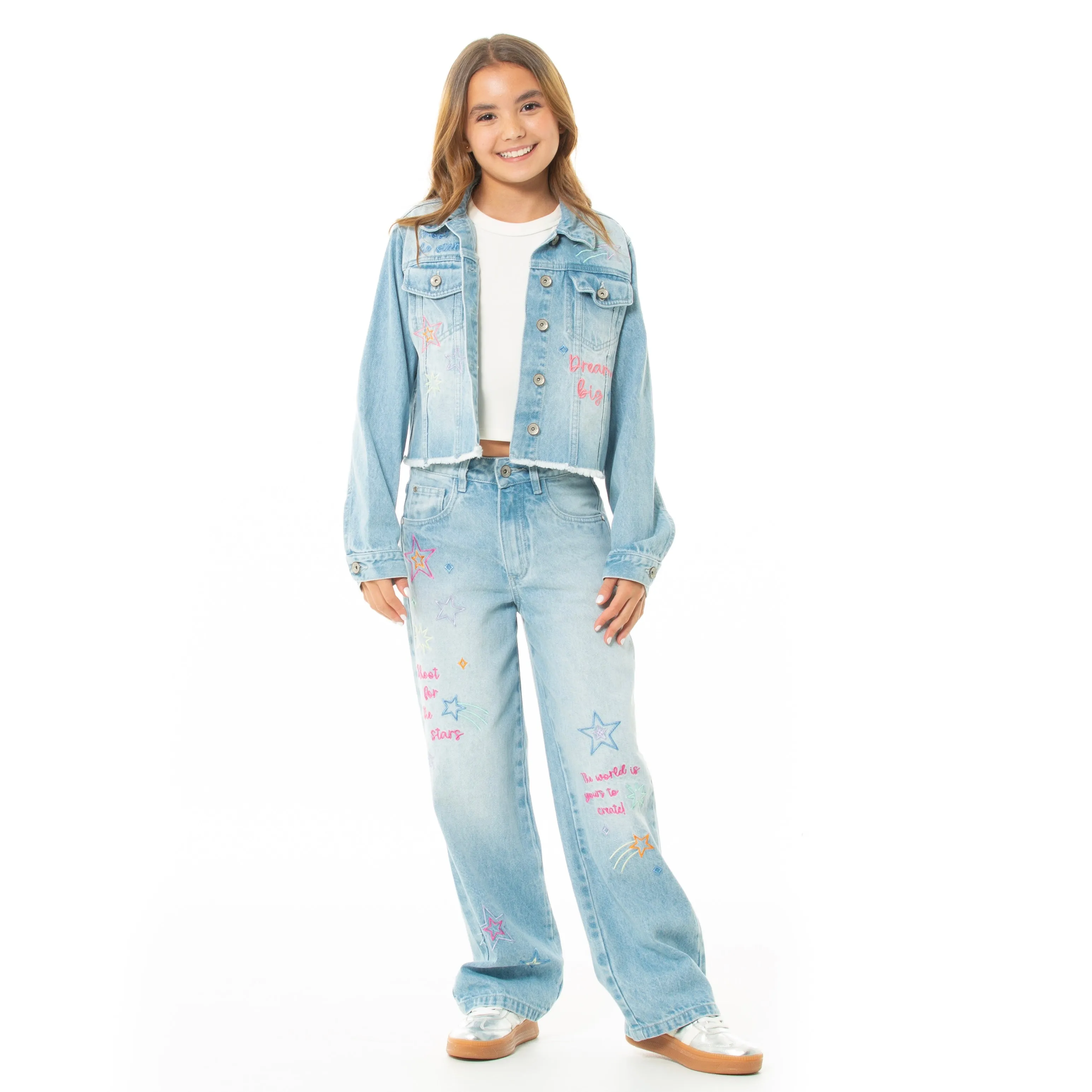 EMBROIDERED DENIM JACKET