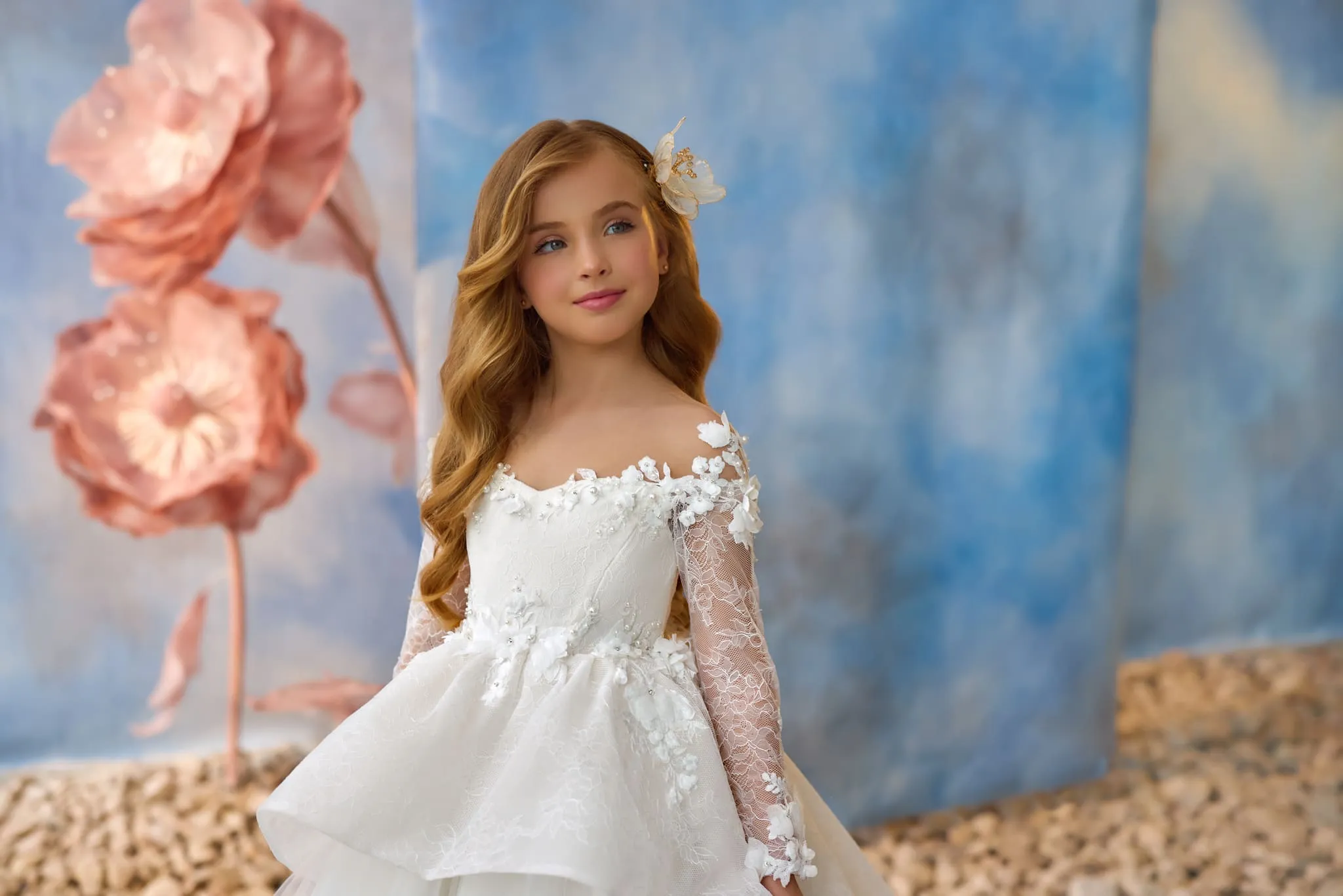 Faith & Flowers Communion Dress