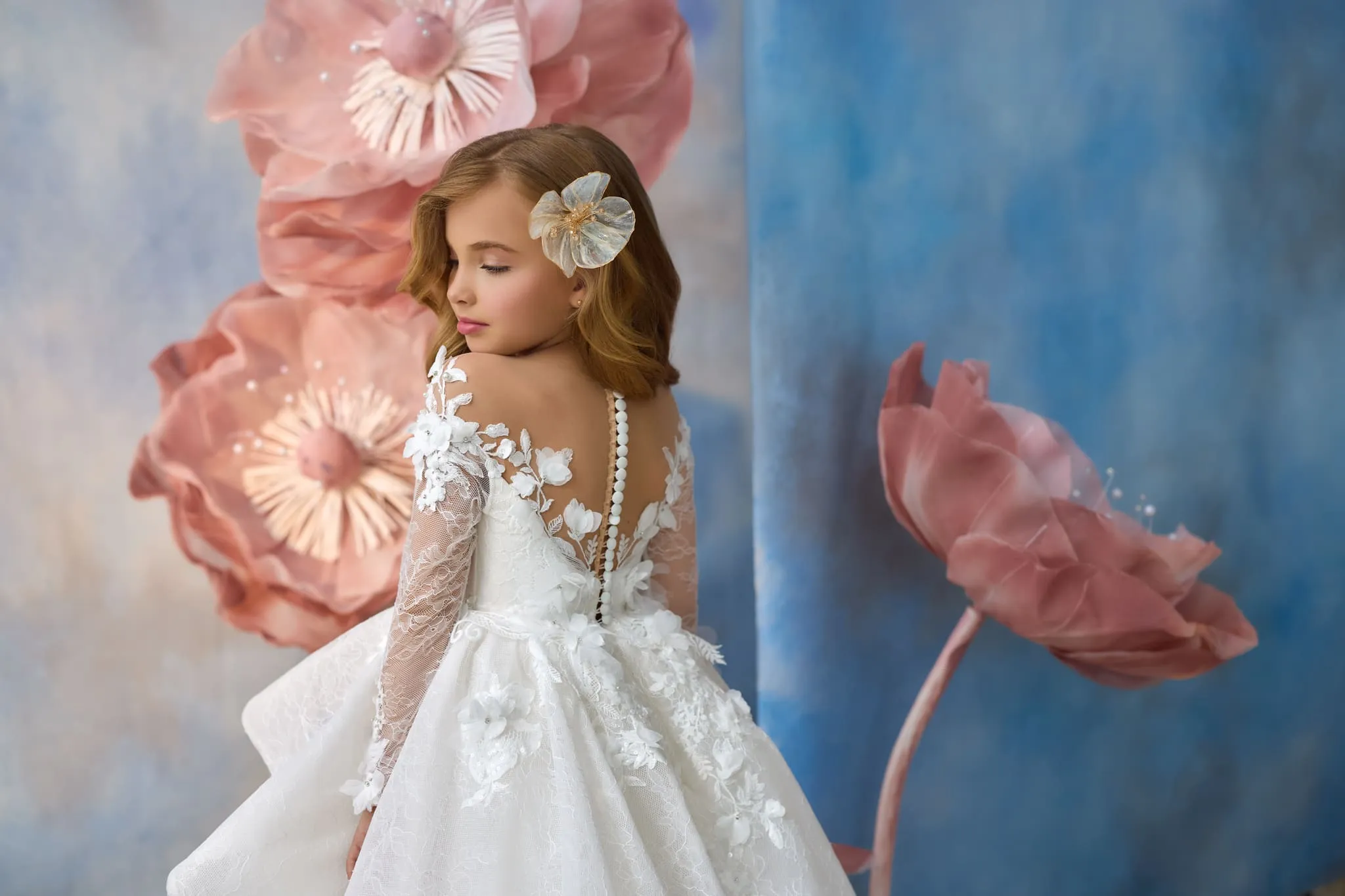 Faith & Flowers Communion Dress