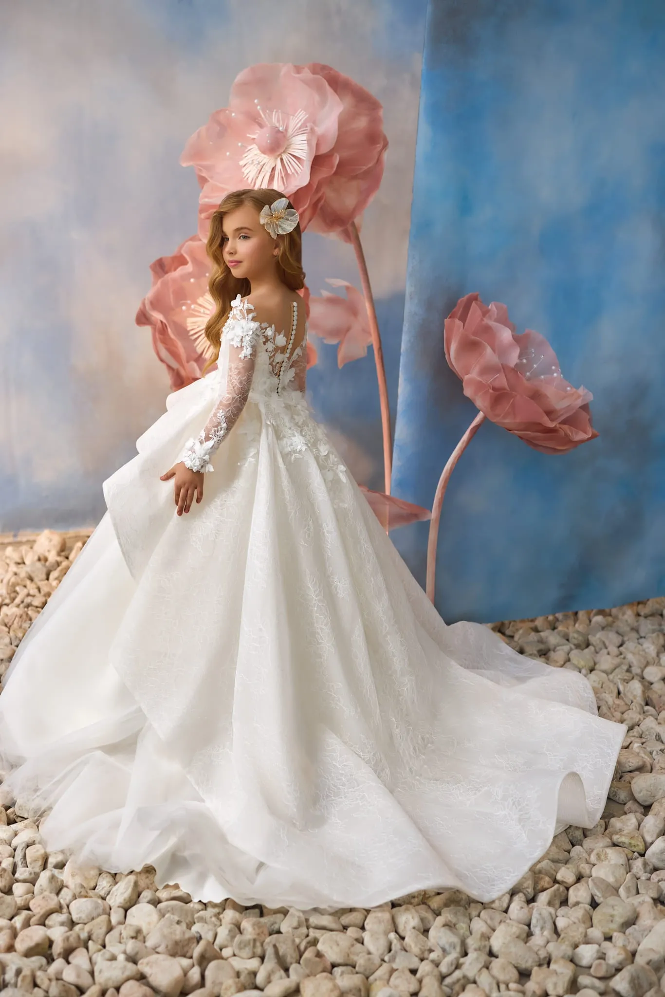 Faith & Flowers Communion Dress