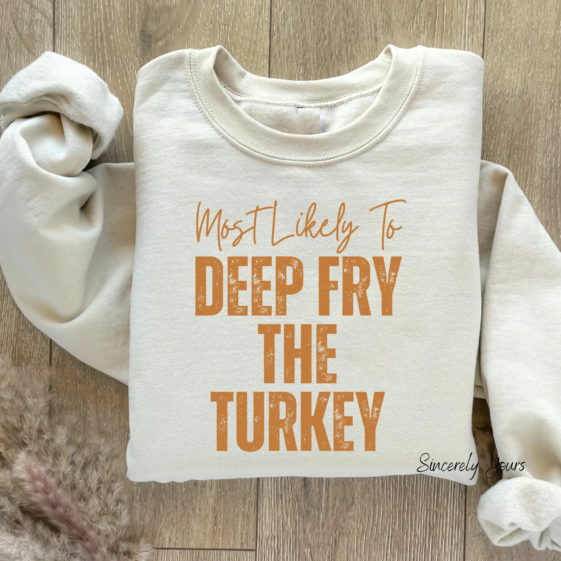 Family Thanksgiving / Friendsgiving Funny Matching Most Likely To - Unisex Shirts