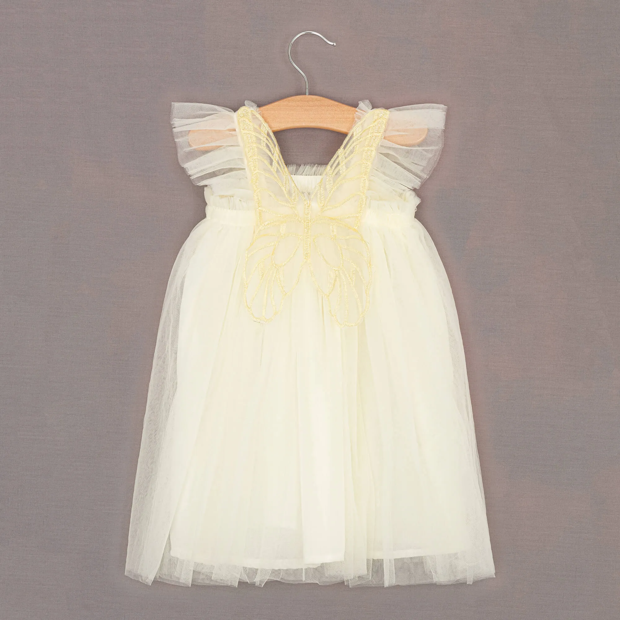 Farasha Fairy Dress - Ivory Lemon