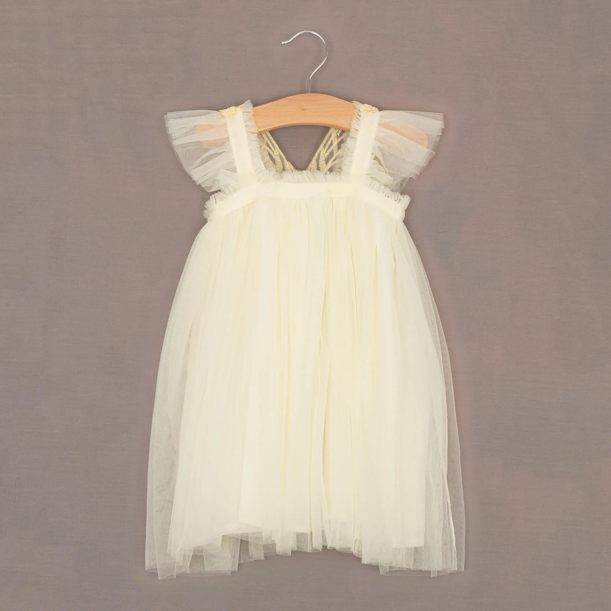 Farasha Fairy Dress - Ivory Lemon