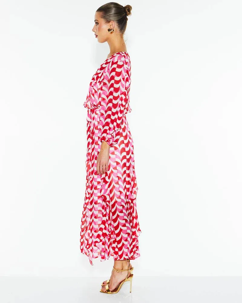 Fate & Becker - Just Love Ruffle Dress - Geo Link