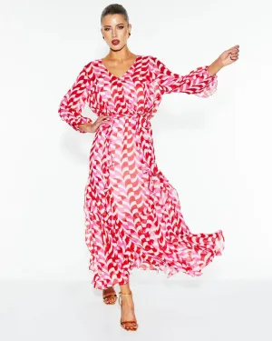 Fate & Becker - Just Love Ruffle Dress - Geo Link