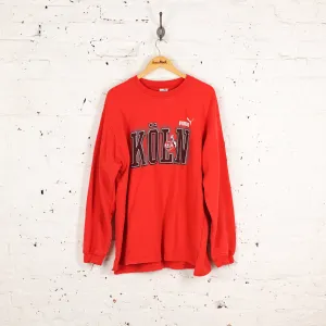 FC Koln Puma 90s Sweatshirt - Red - XL