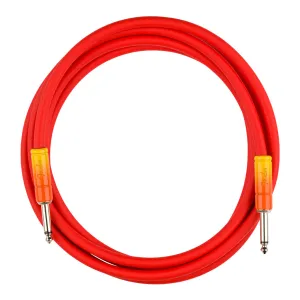 Fender Ombré Instrument Cable, Straight/Straight, 10', Tequila Sunrise