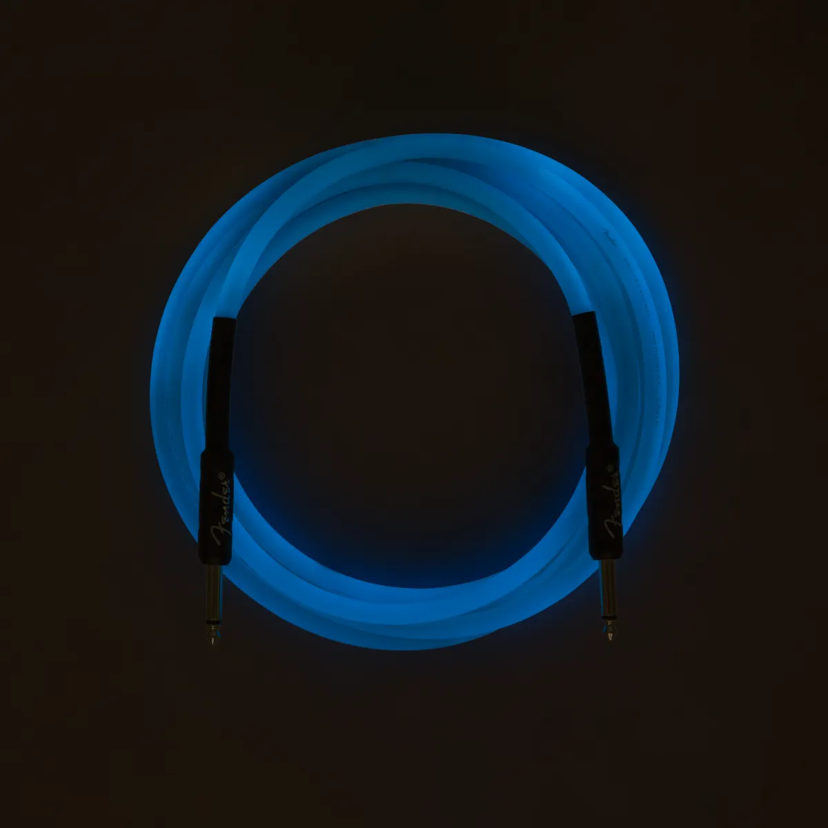 Fender Professional Glow in the Dark Cable, Blue, 10'