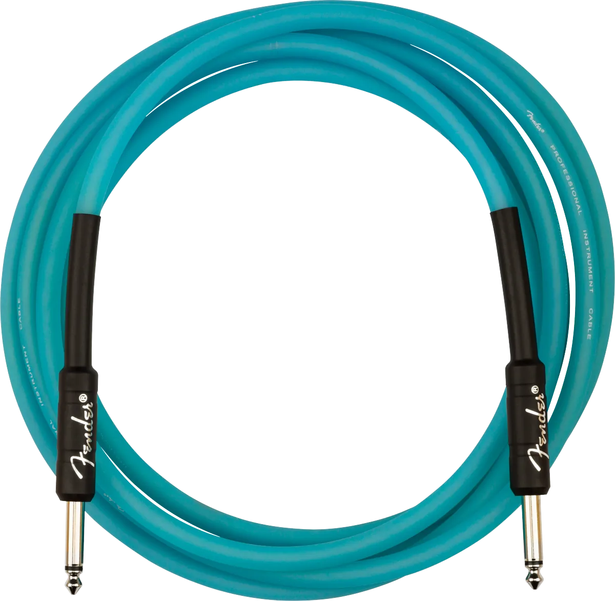 Fender Professional Glow in the Dark Cable, Blue, 10'
