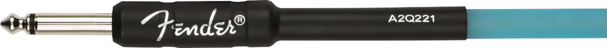 Fender Professional Glow in the Dark Cable, Blue, 10'