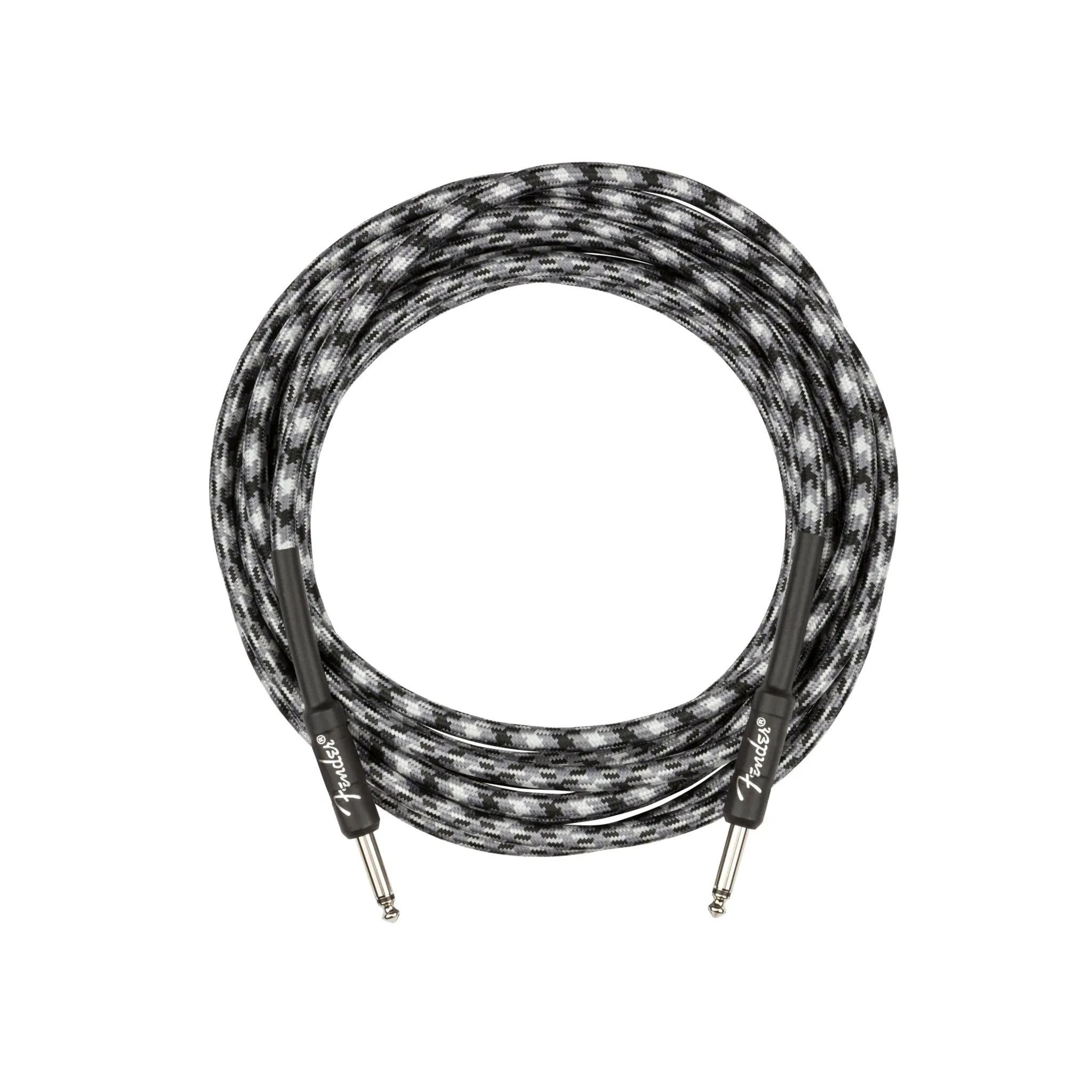 Fender Professional Series Instrument Cable, 18.6inch Straight/Straight, Winter Camo