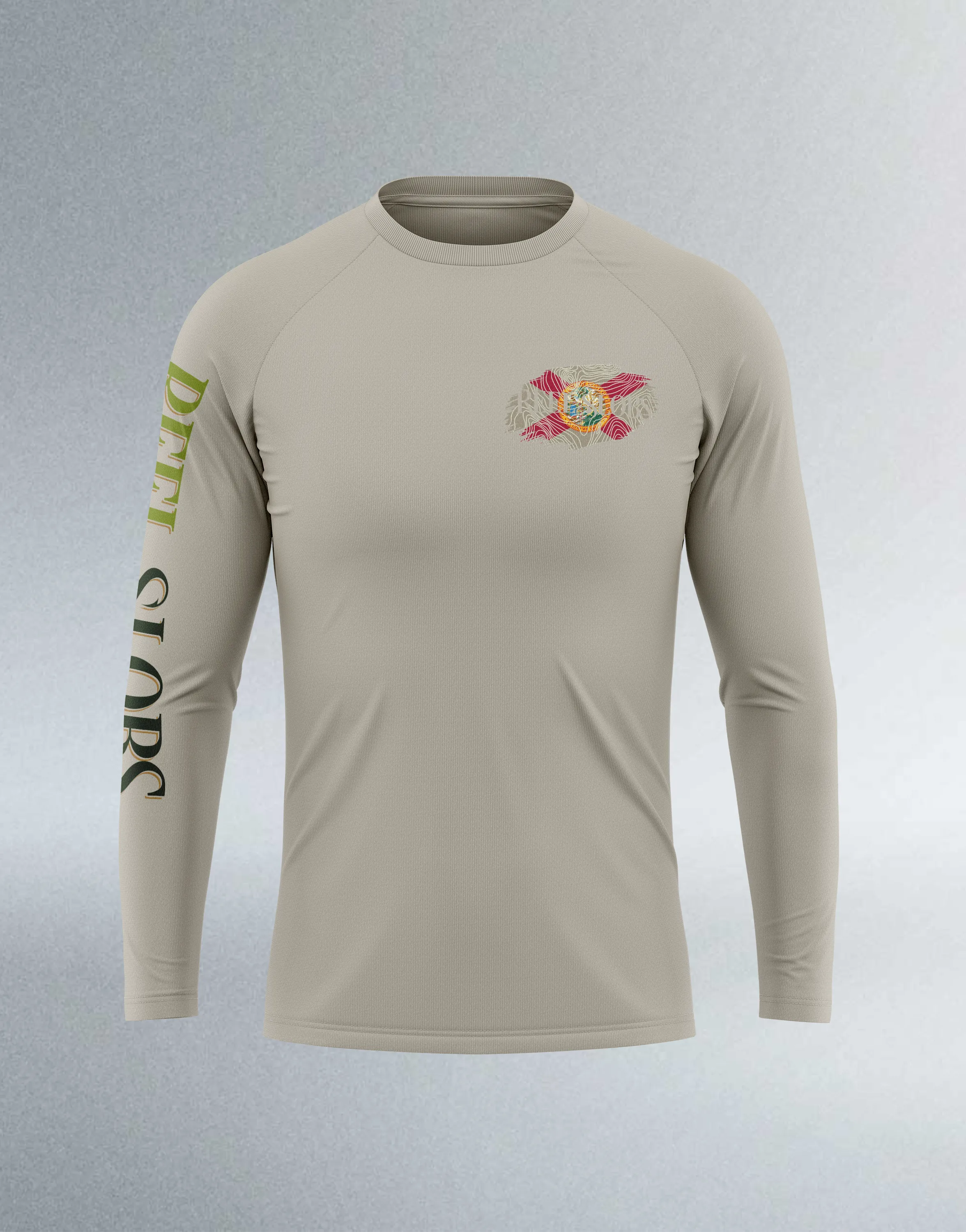 Florida Large Mouth Long Sleeve Performance Fishing Shirt