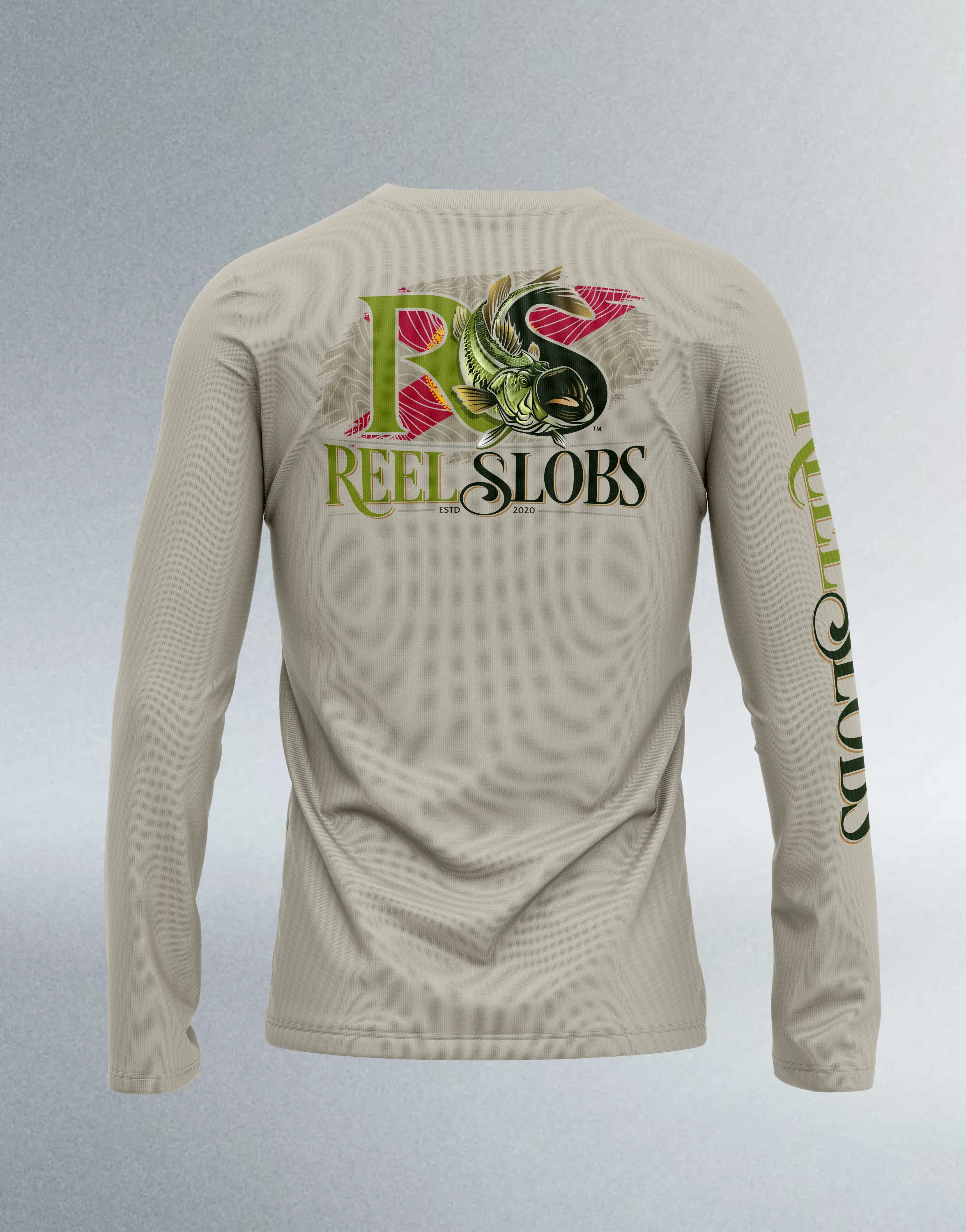 Florida Large Mouth Long Sleeve Performance Fishing Shirt