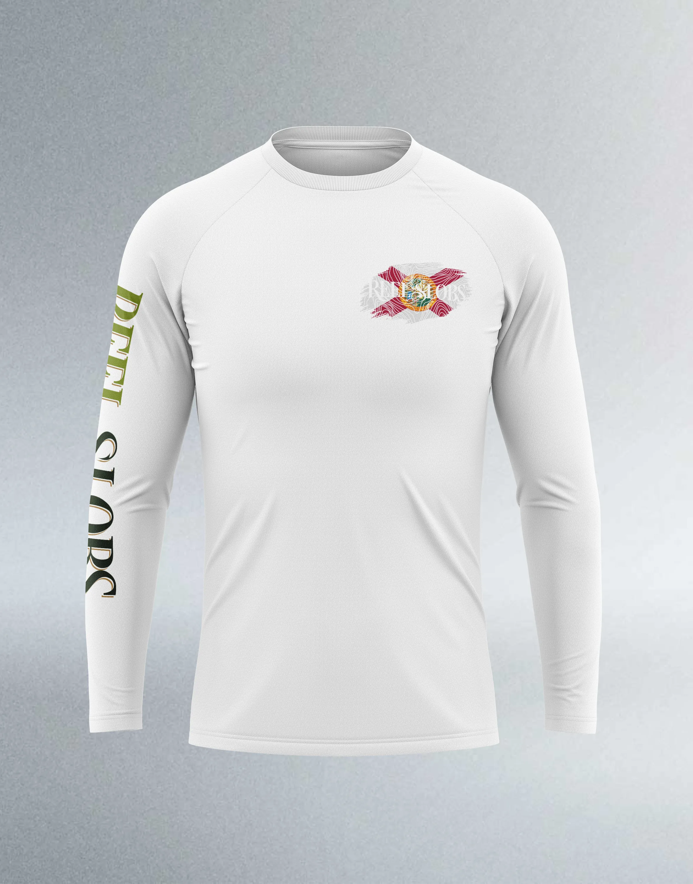 Florida Large Mouth Long Sleeve Performance Fishing Shirt