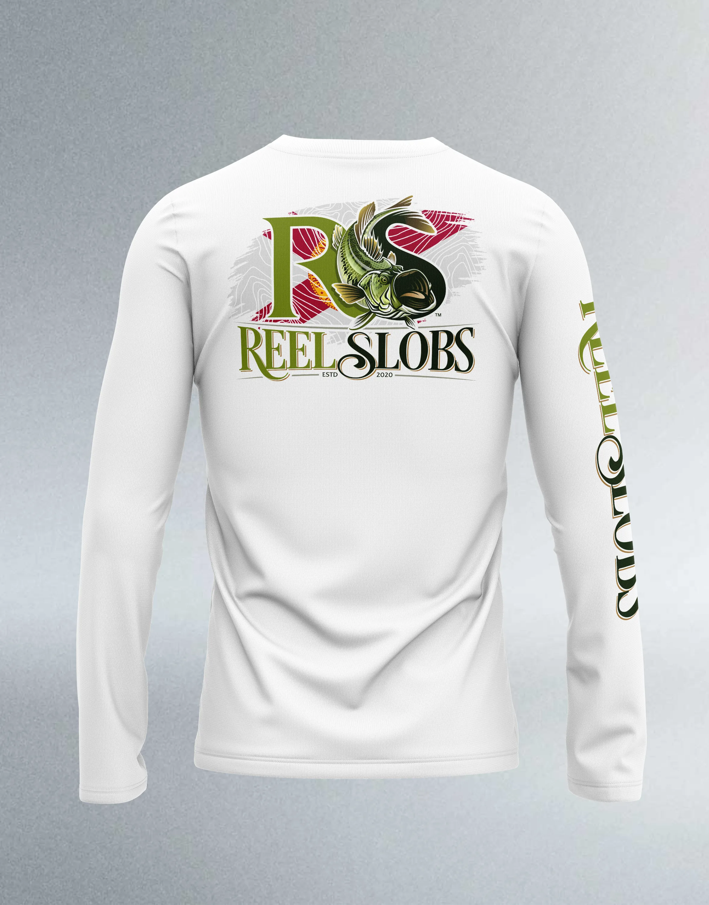Florida Large Mouth Long Sleeve Performance Fishing Shirt