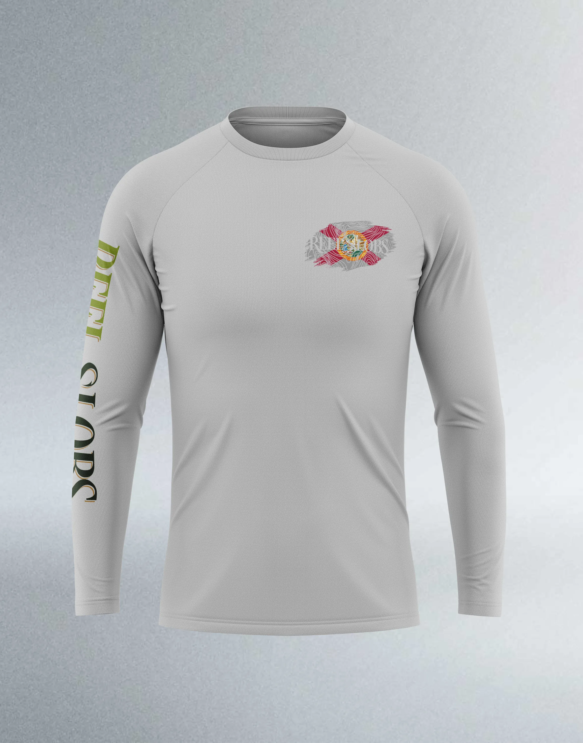 Florida Large Mouth Long Sleeve Performance Fishing Shirt