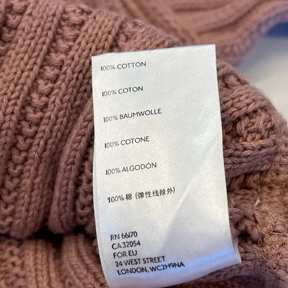 Free People All Yours Cardi Mocha Cardigan Sweater Size Medium