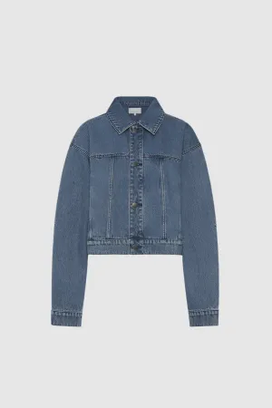 Friends With Frank The Laura Jacket in Blue Denim