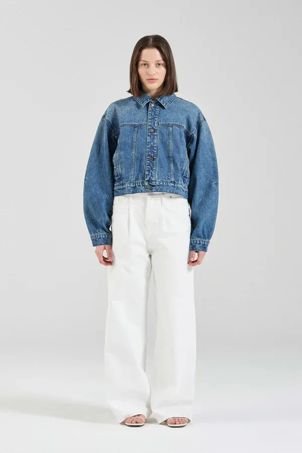 Friends With Frank The Laura Jacket in Blue Denim