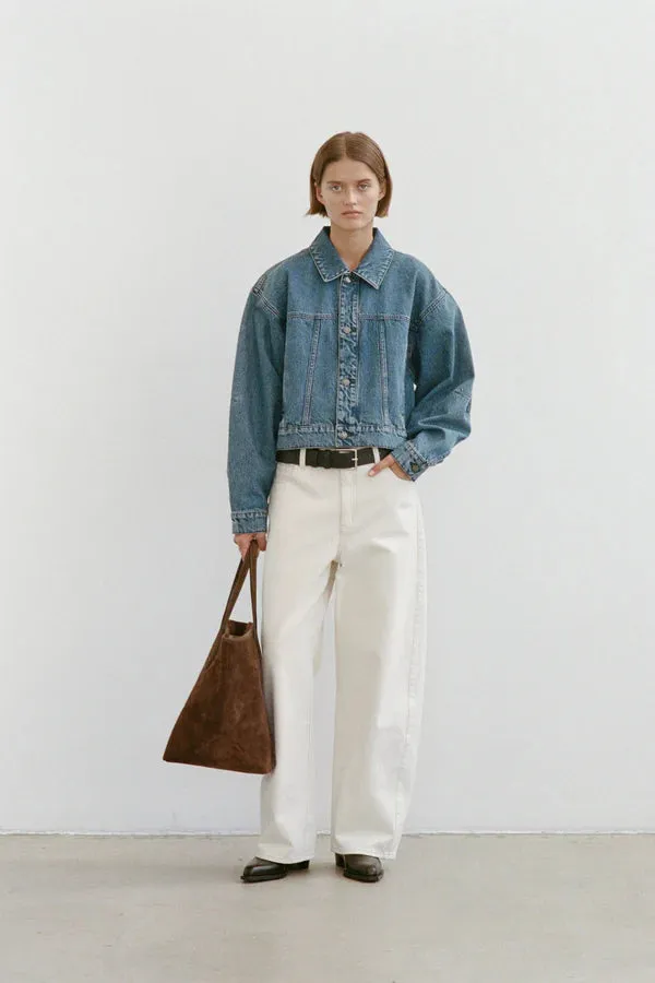 Friends With Frank The Laura Jacket in Blue Denim