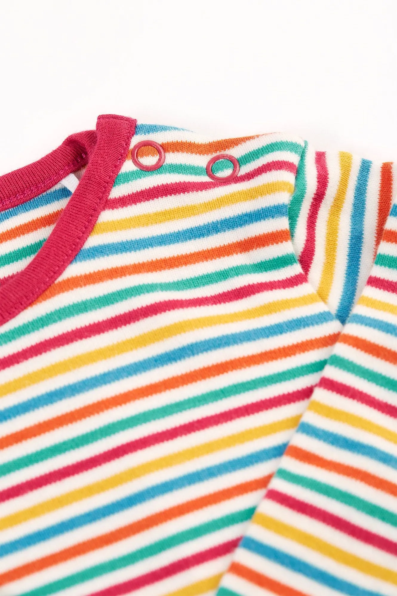 Frugi Betty Bodysuit 500166A4lbms Stripe