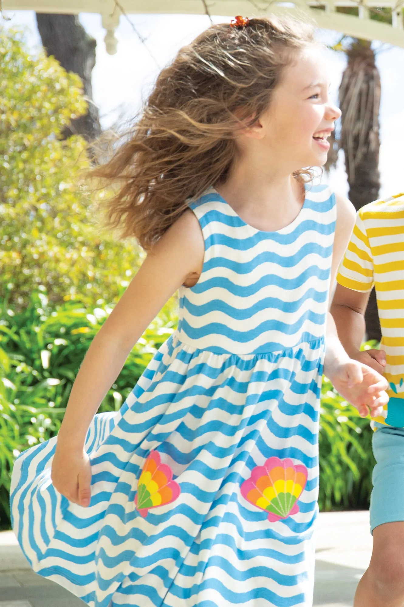 Frugi Samantha Wave Shell Dress Pp3bk