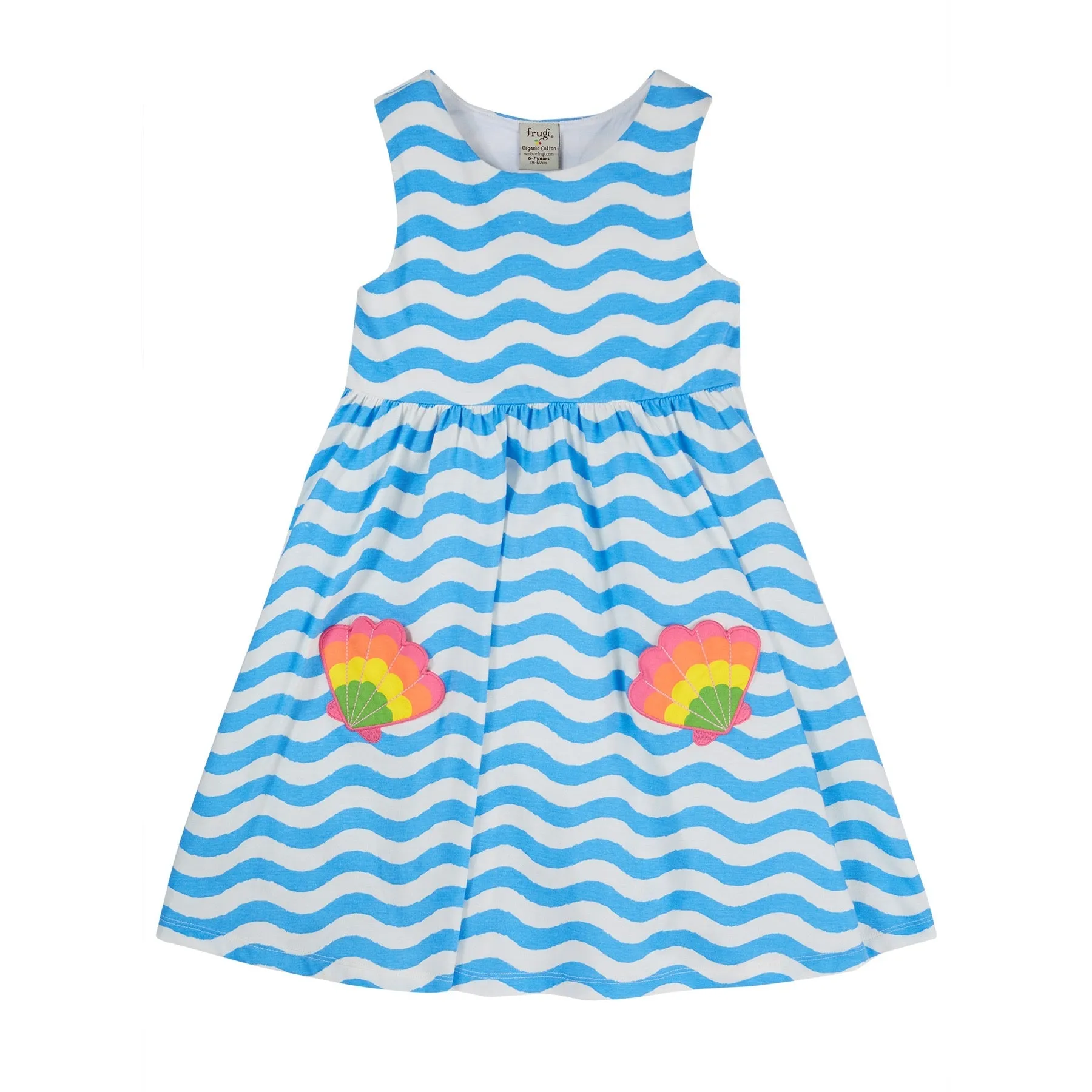 Frugi Samantha Wave Shell Dress Pp3bk