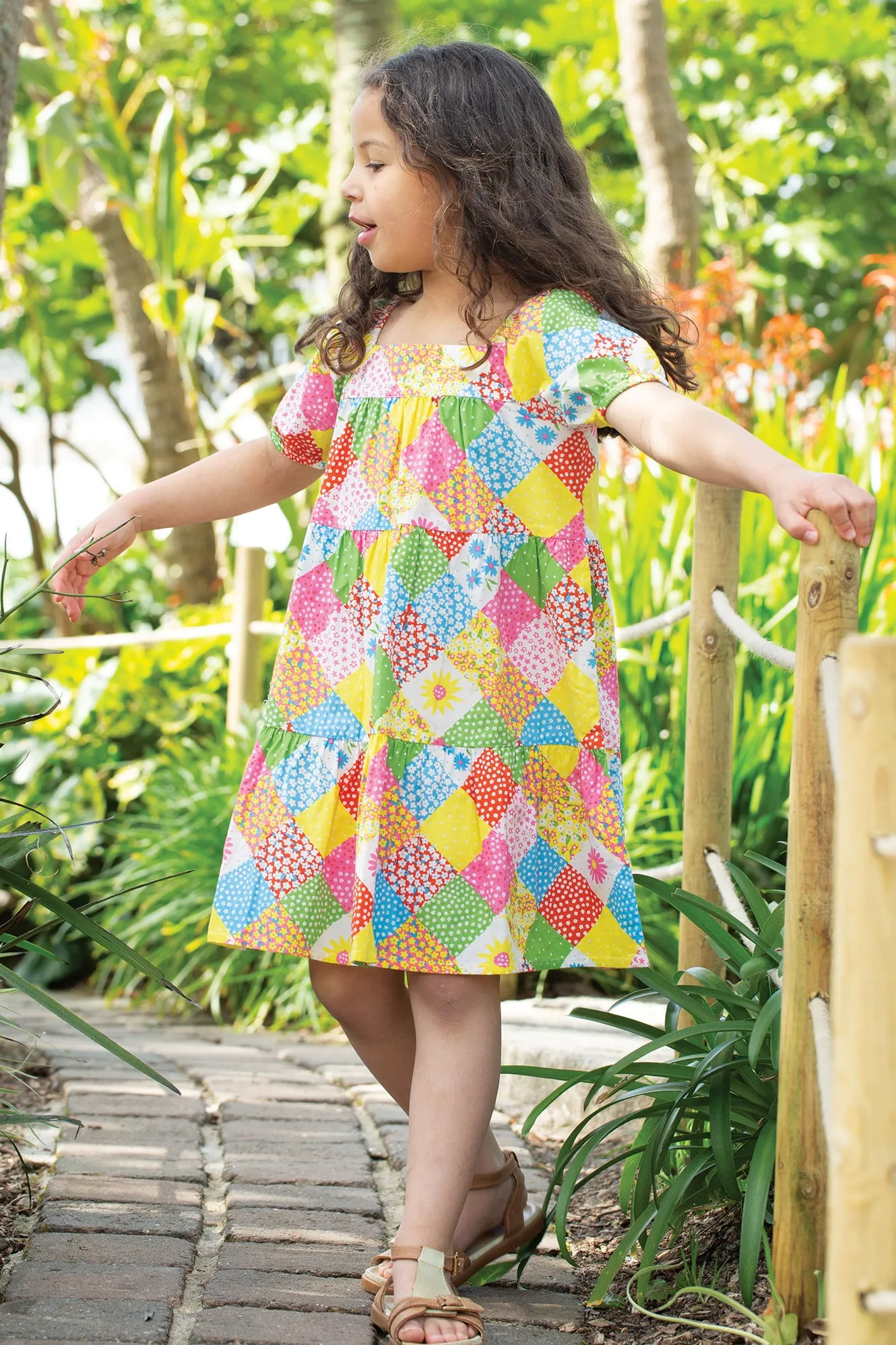 Frugi Shaya Tiered Dress Ph29i
