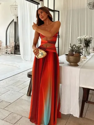 Gabriella | Slim fit long dress