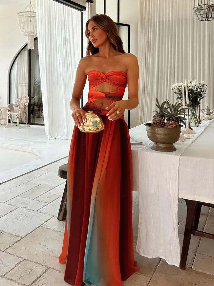 Gabriella | Slim fit long dress