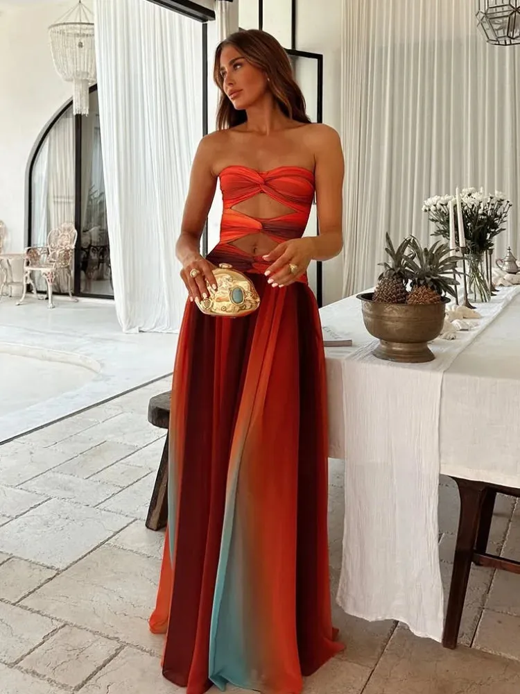 Gabriella | Slim fit long dress