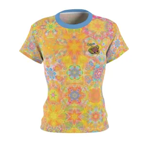 Galaxy Frog Cymatic Women's AOP Cut & Sew Tee