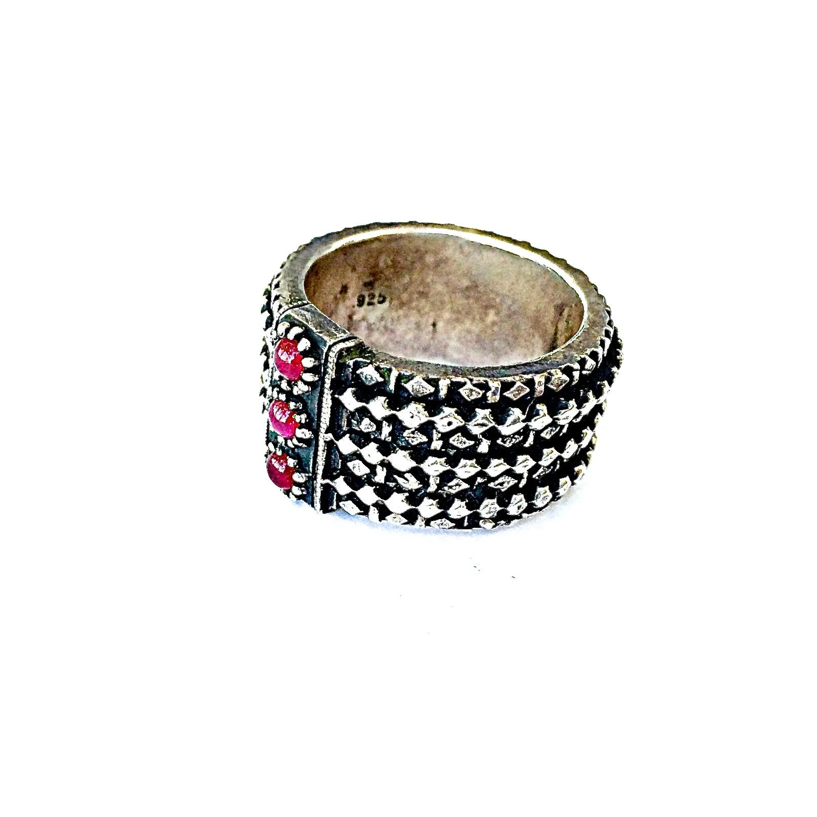 Garnet Riad Cuff Ring