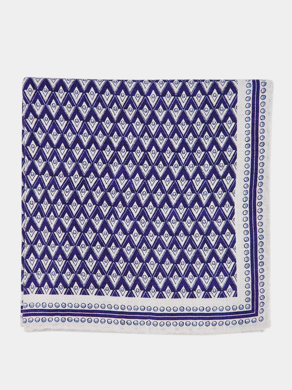 Geometric Silk Pocket Square