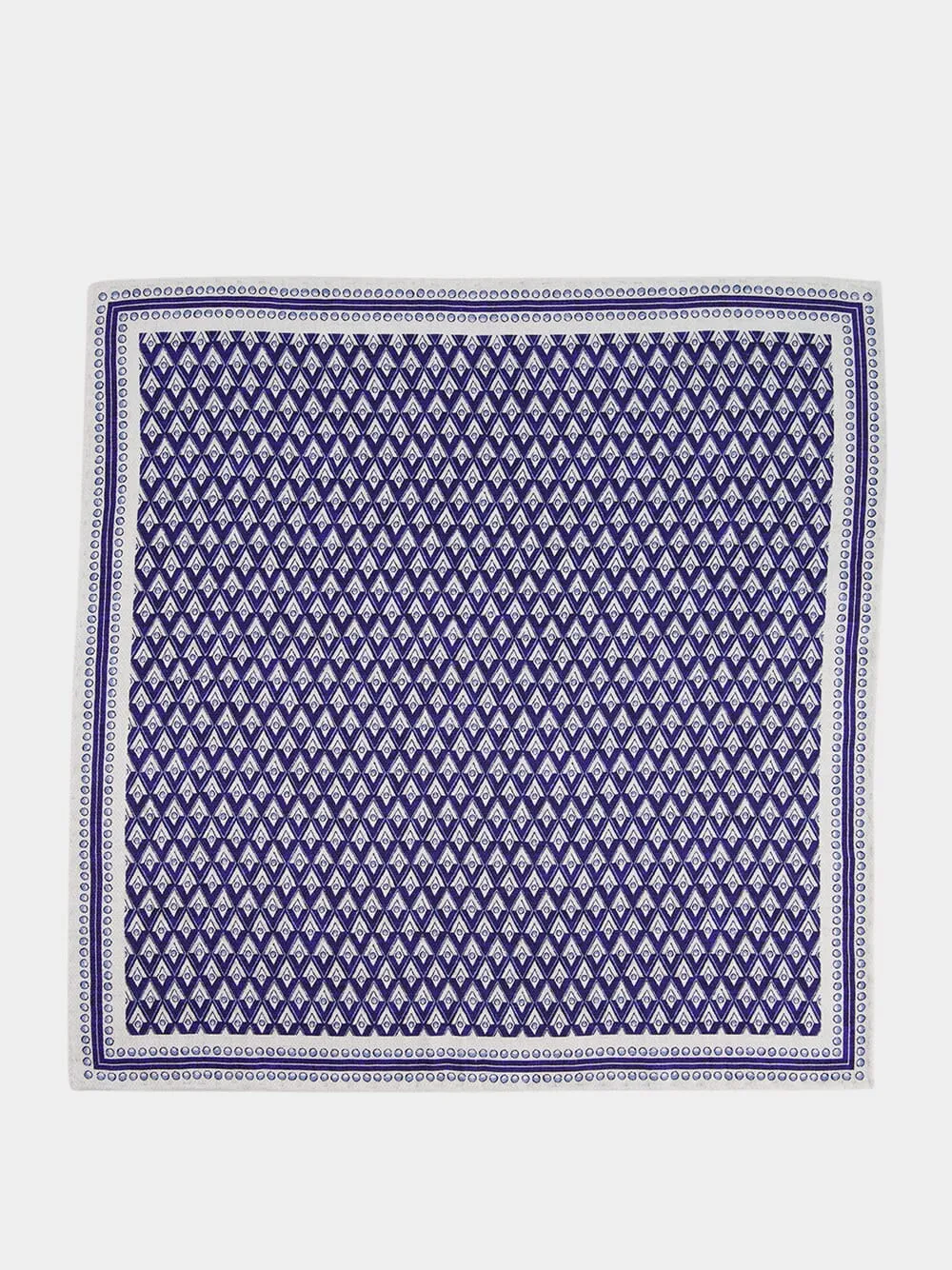 Geometric Silk Pocket Square