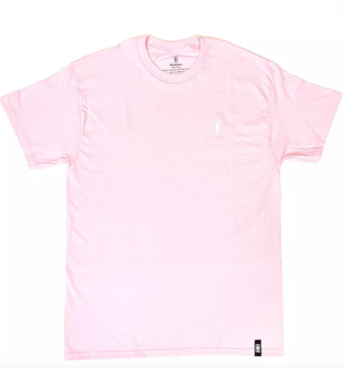 Girl Embroidered OG Tee Pink