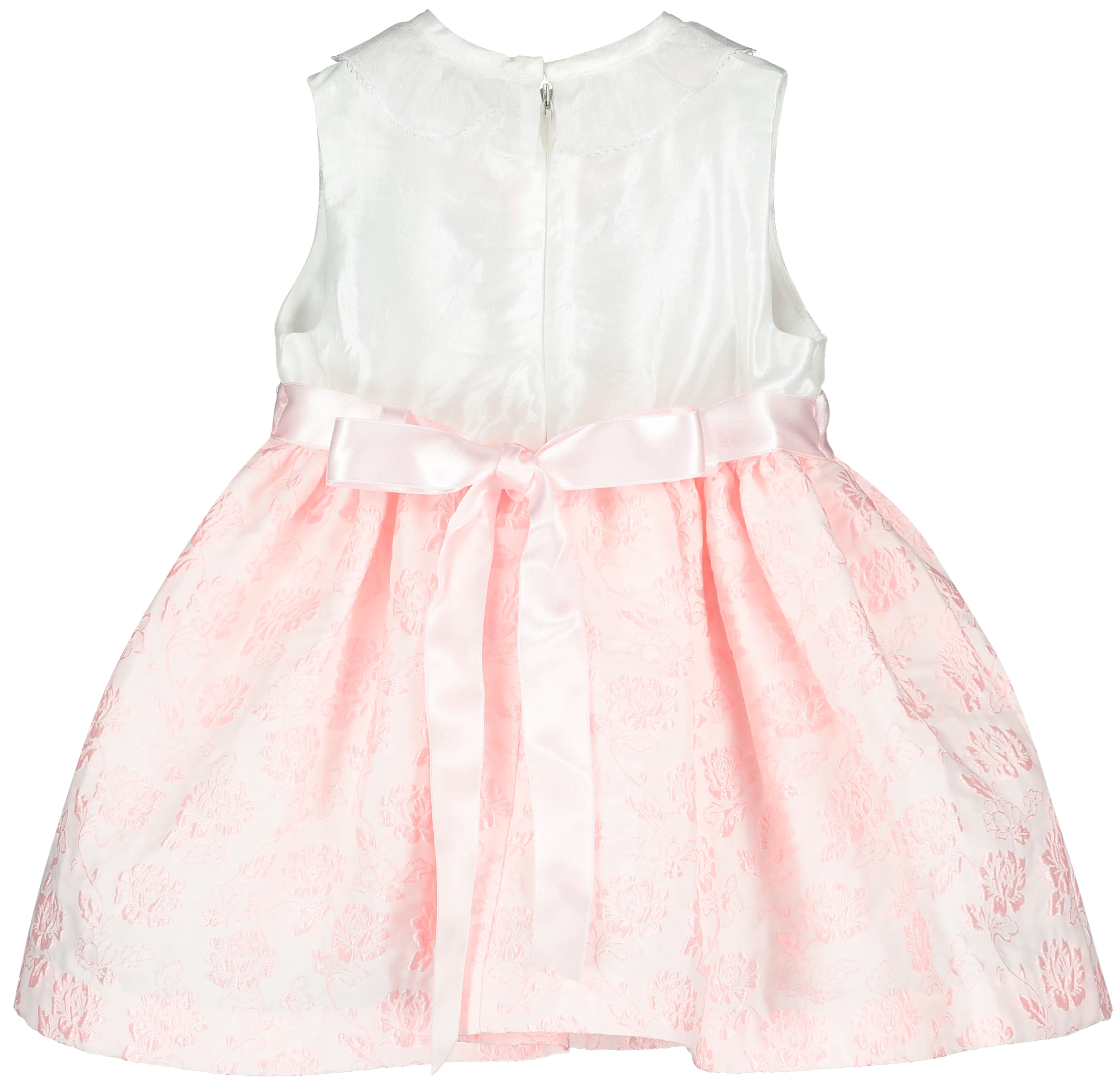 Girl Pink and White Party Dress