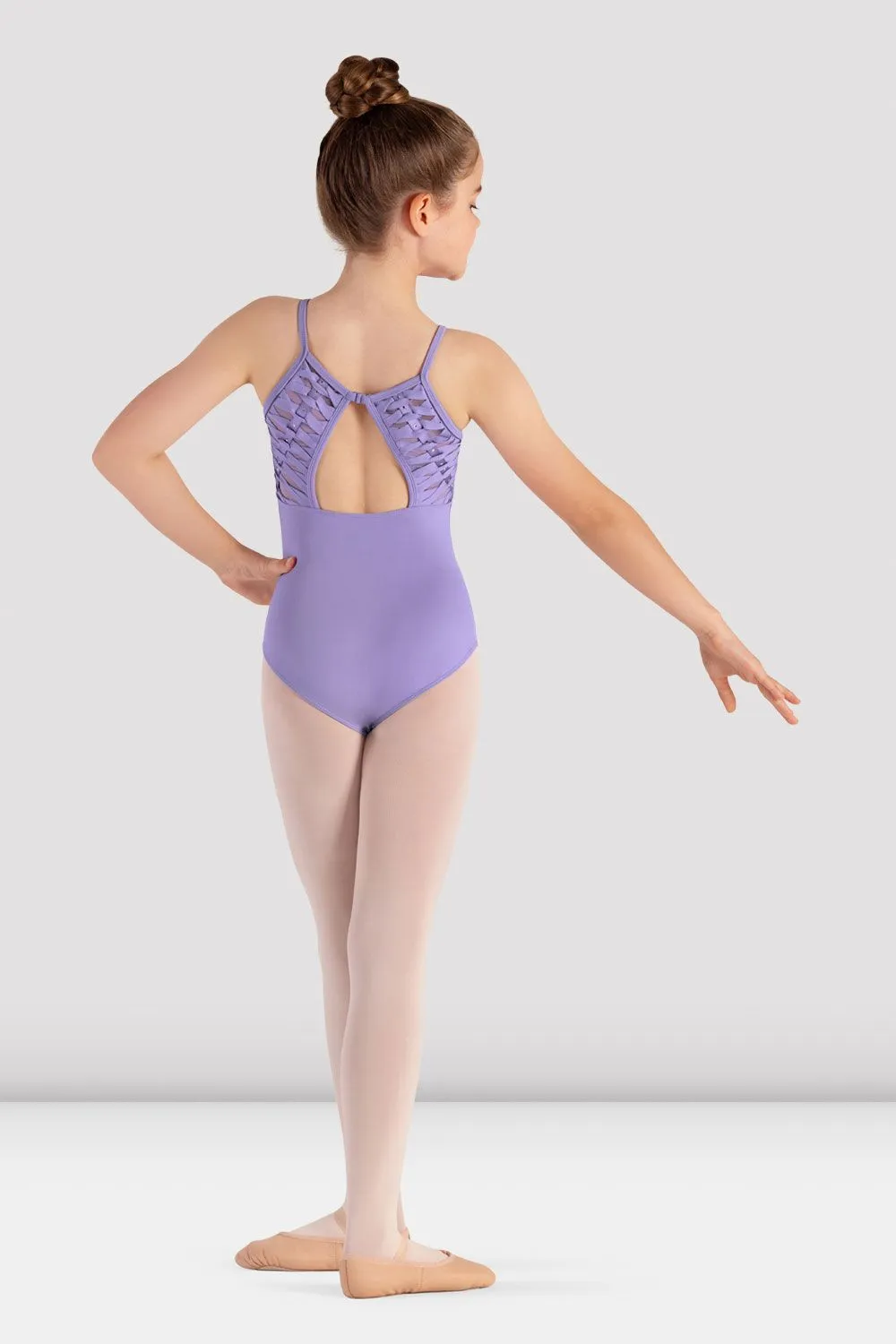 Girls Olivea Open Back Leotard