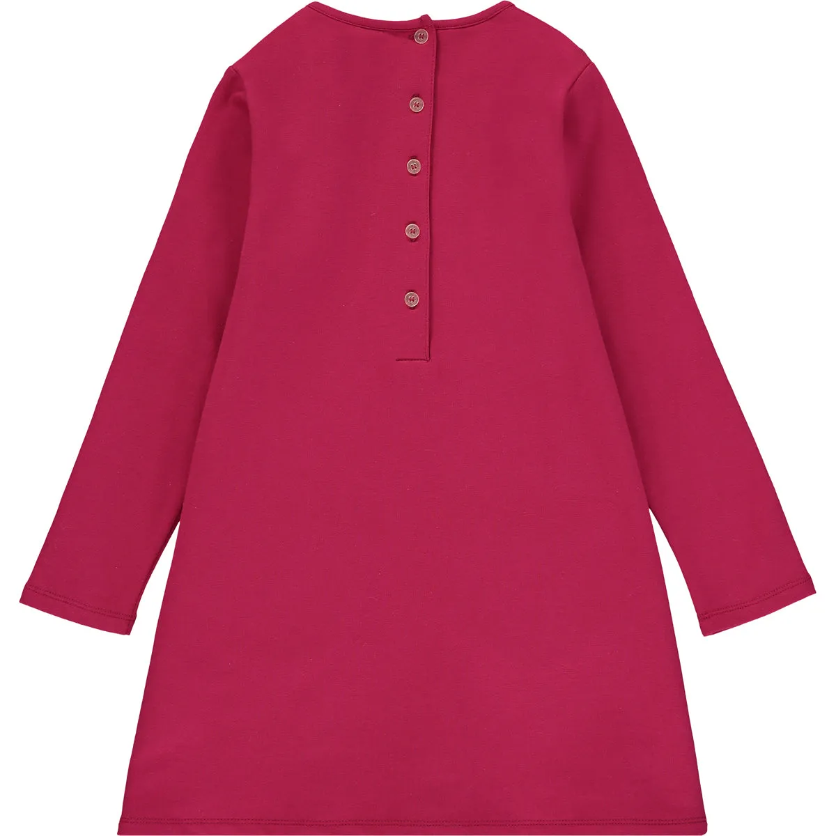 Girls Pink Cotton Dress