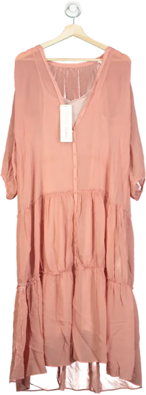 Goelia Dusty Pink Slip Dress XS