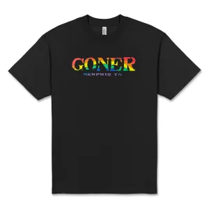 GONER RECORDS 'Logo - Rainbow' T-Shirt