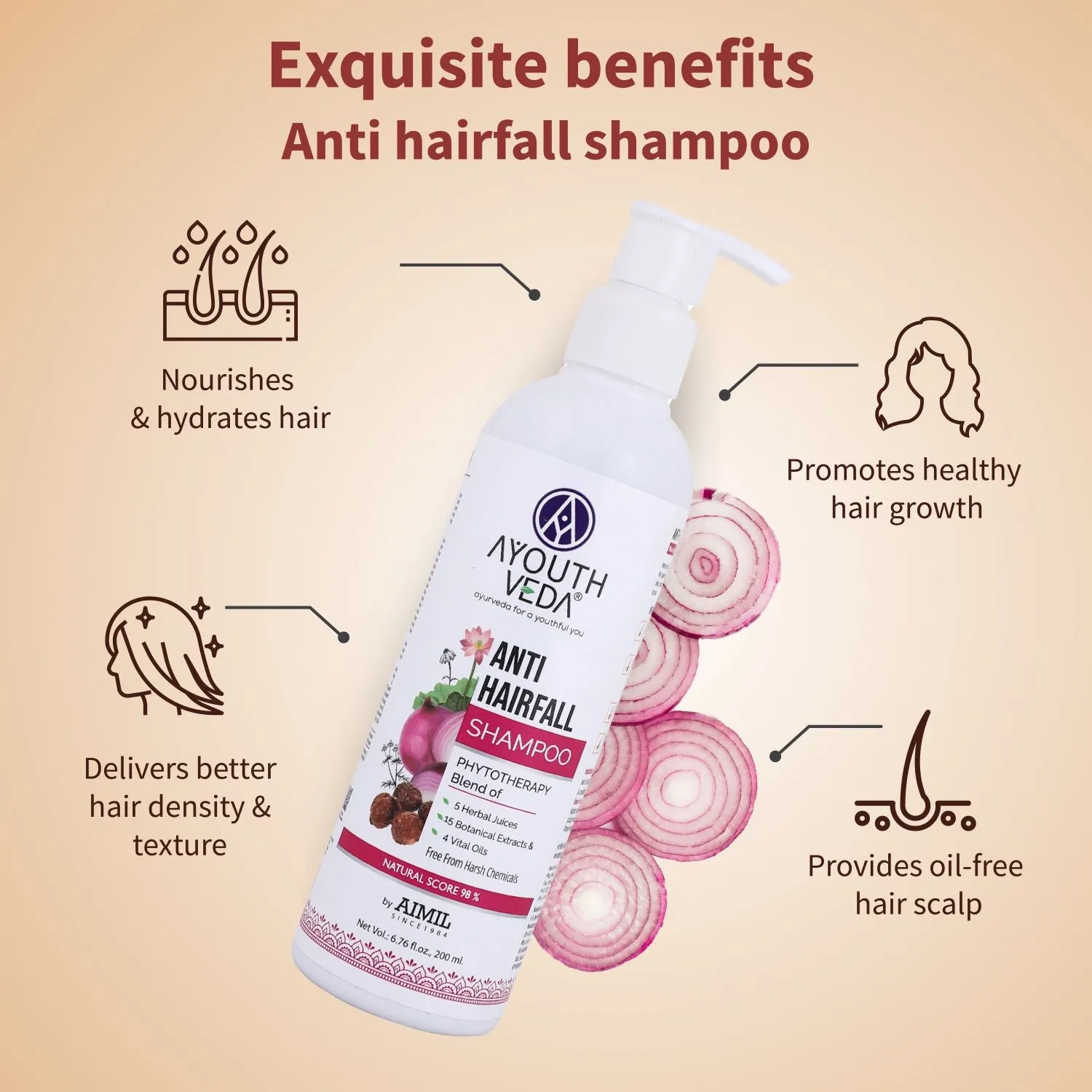 Hair Fall Control Combo | Protein Hair Oil 100ml & Anti hair fall Shampoo 200ml