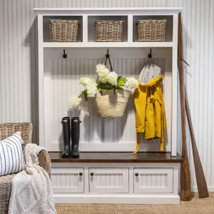 Hall Storage Cabinet - 2 Piece